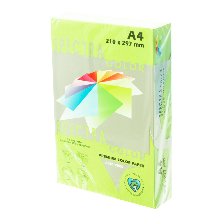 PAPEL DIN A4 CAMPUS 80 GRAMOS PAQUETE 500 HOJAS COLOR VERDE CLARO