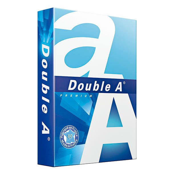 PAPEL BLANCO FOTOCOPIADORA DOUBLE A A3 80 GRAMOS 500 HOJAS PREMIUM PAQUETE 500 HOJAS