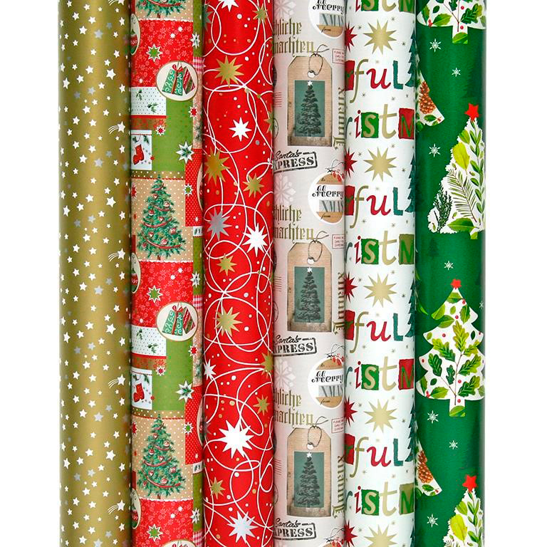 Papel de regalo 70 x 200 Navidad