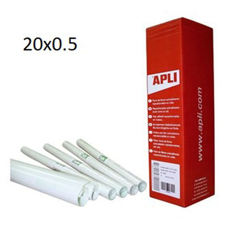 PLASTICO ADH. APLI 20X0,5 TRANSPARENT