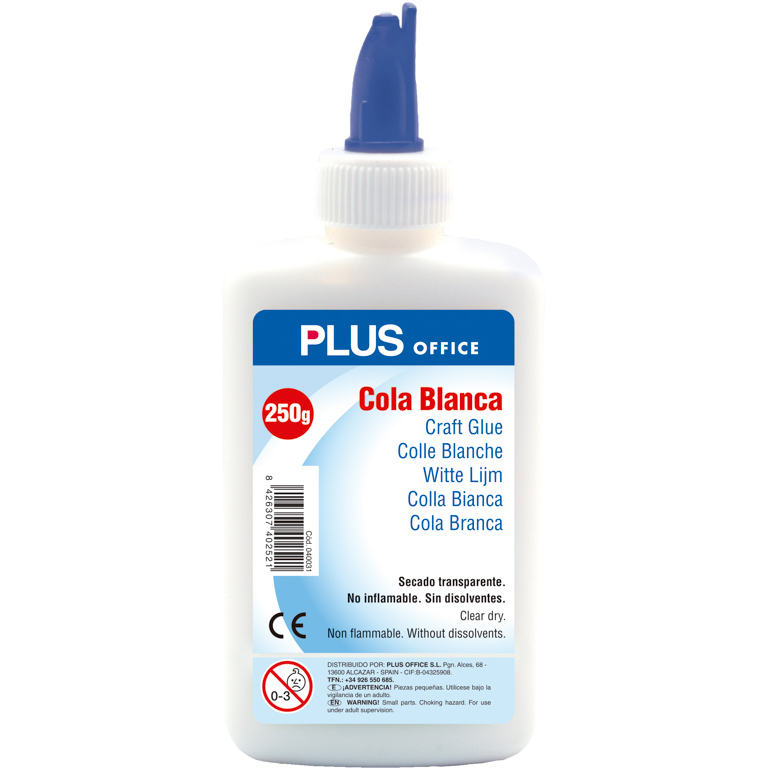 COLA BLANCA PLUS OFFICE 250 GRAMOS