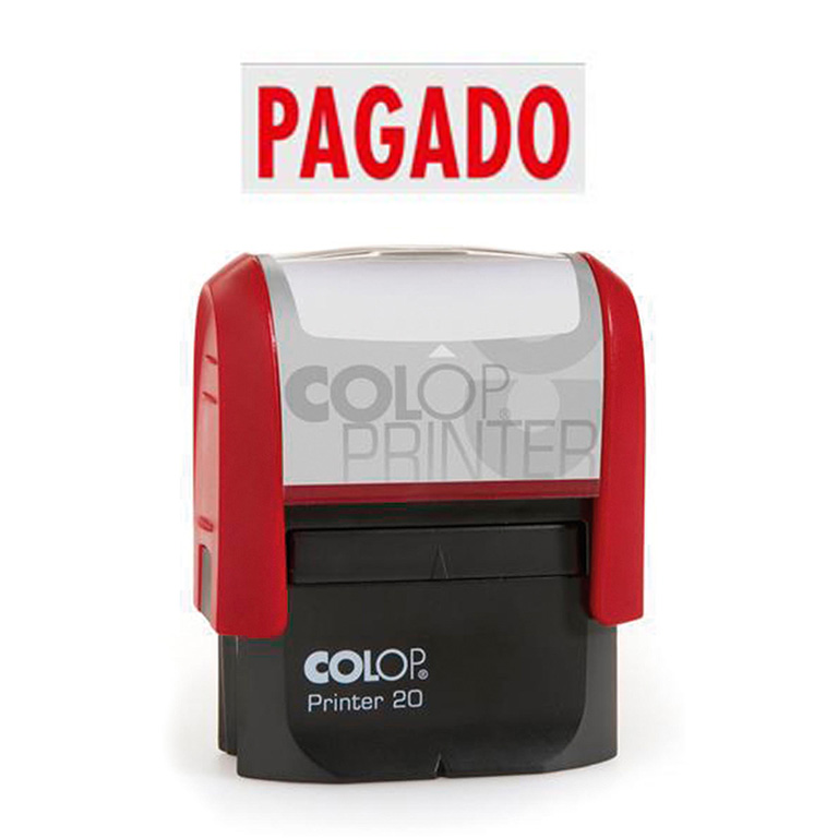 SELLO AUTOMÁTICO COLOP PRINTER 20 PAGADO AZUL