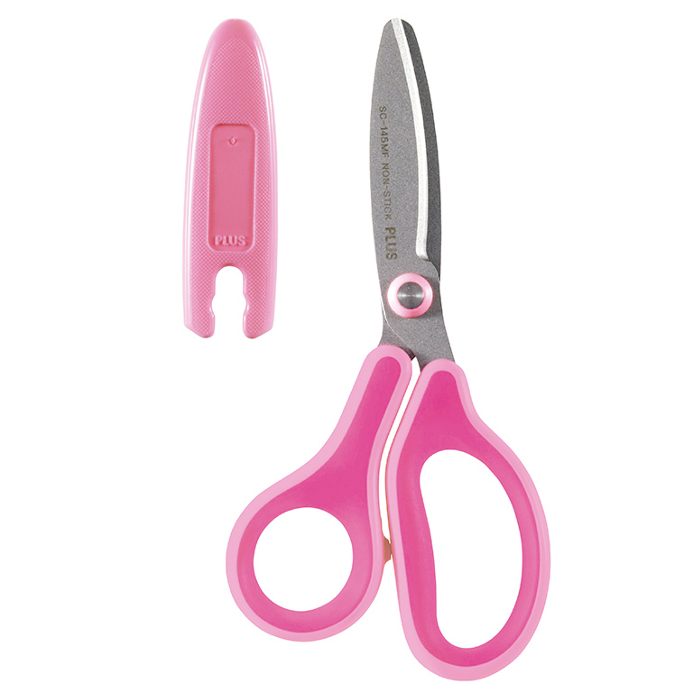 TIJERA ESCOLAR PLUS FITCUT CURVE KIDS 145MM. ROSA