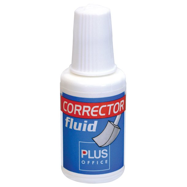 CORRECTOR LÍQUIDO PLUS OFFICE W20 20 ML.