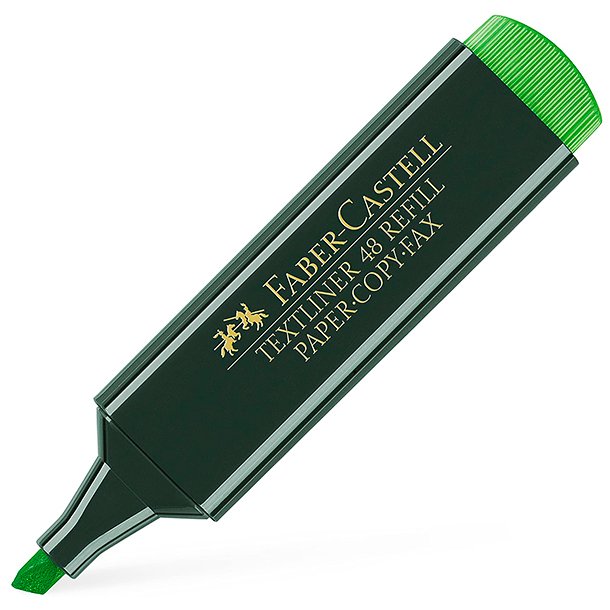 ROTULADOR MARCADOR FLUORESCENTE FABER-CASTELL TEXTLINER VERDE FLUOR