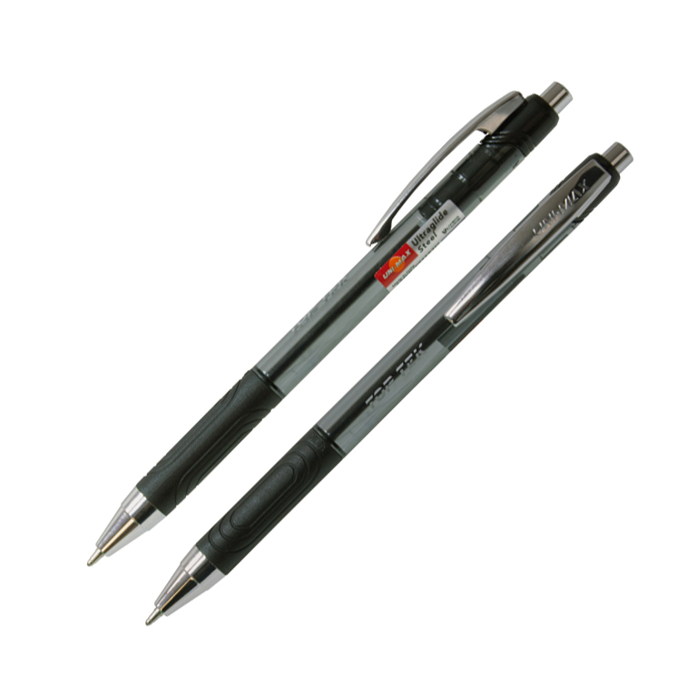 BOLÍGRAFO RETRACTIL PLUS OFFICE TOP TEK COLOR NEGRO 0,7 MM