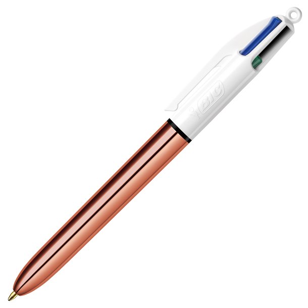 BOLIGRAFO BIC 4 COLORES ROSE GOLD