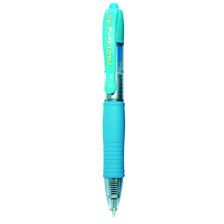 BOLÍGRAFO RETRACTIL PILOT G-2 XS PIXIE COLOR AZUL PASTEL TINTA GEL