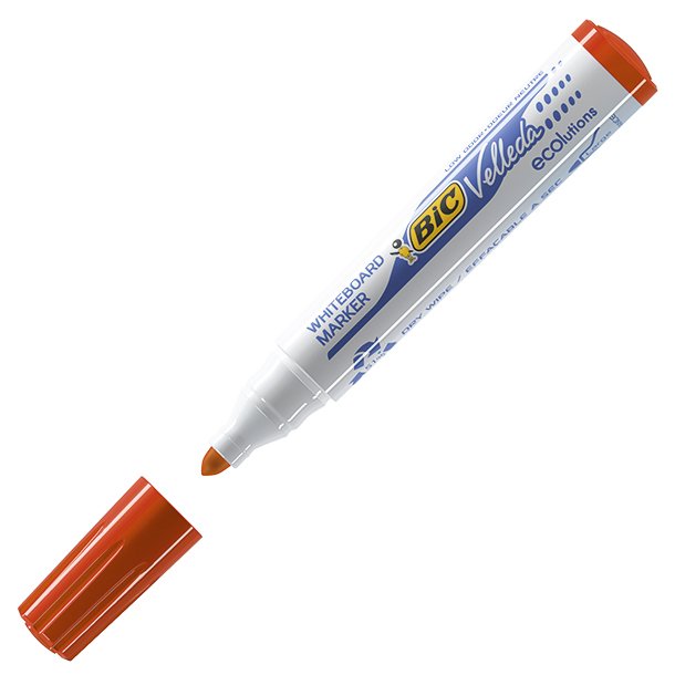 ROTULADOR PIZARRA BLANCA BIC VELLEDA 1701 COLOR ROJO 1,5 MM