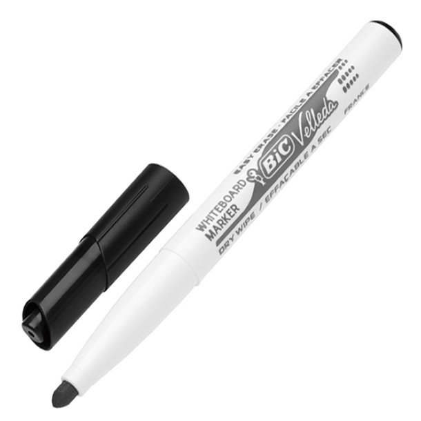 ROTULADOR PIZARRA BLANCA BIC VELLEDA 1741 COLOR NEGRO 1,4 MM