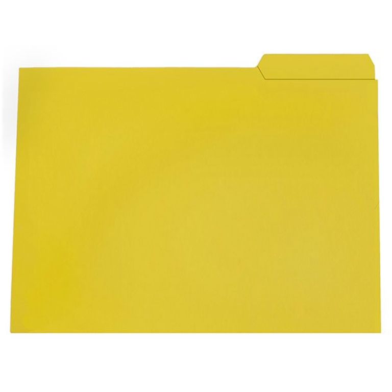 SUBCARPETA FOLIO GIO PESTAÑA DERECHA AMARILLO
