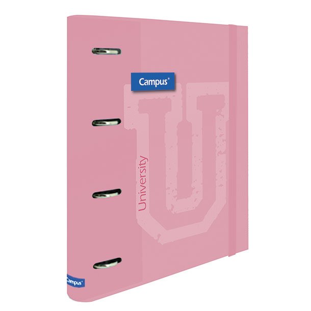 CARPETA RINGBOOK SOFT 4 ANILLAS CON RECAMBIO ROSA
