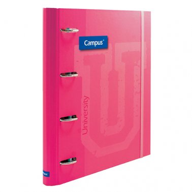 CARPETA RINGBOOK SOFT 4 ANILLAS CON RECAMBIO FUCSIA
