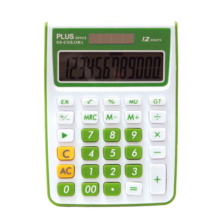 CALCULADORA PLUS OFFICE SS-COLOR 1 VERDE