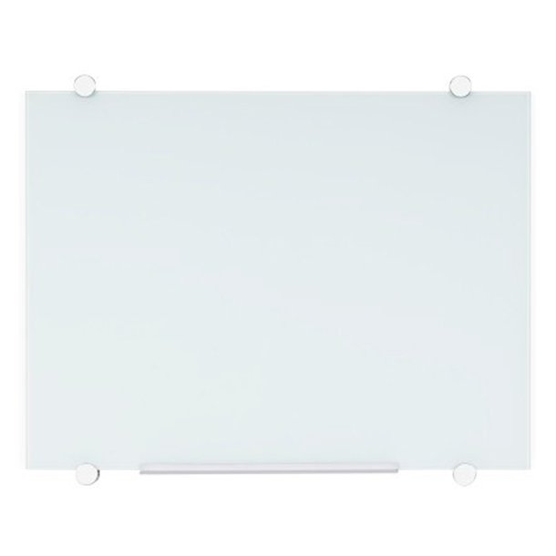 PIZARRA CRISTAL BI-OFFICE MAGNÉTICA BLANCA 60X45CM 