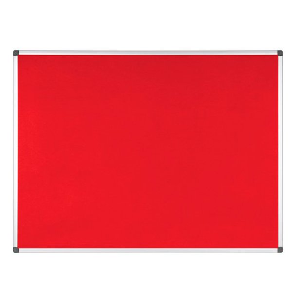 TABLERO DE FIELTRO BI-OFFICE ROJO 60X45CM