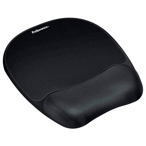 ALFOMBRILLA RATÓN FELLOWES ERGONOMICA MEMORY FOAM GEL NEGRO