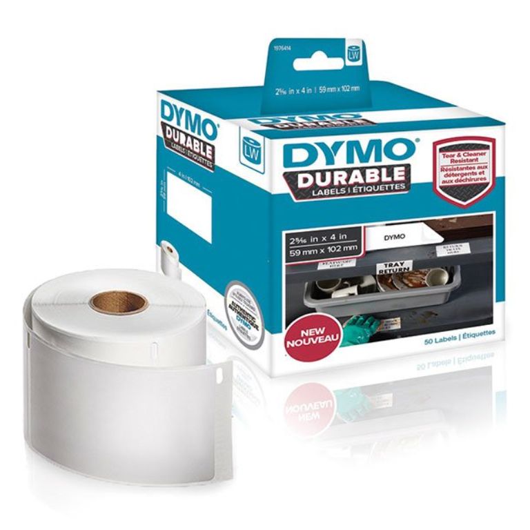 ETIQUETAS DYMO LW DURABLE 59X102MM 300UD BLANCO 