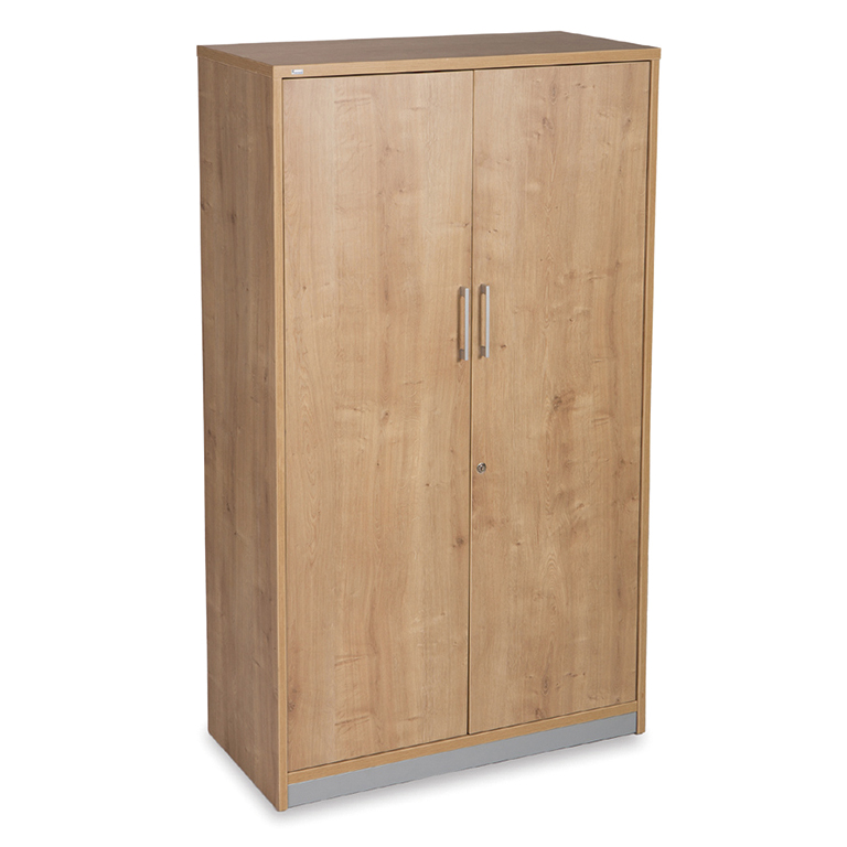 ARMARIO MEDIO CON PUERTAS ROCADA DE MELAMINA 1560X450X900 MM ROBLE/ROBLE 