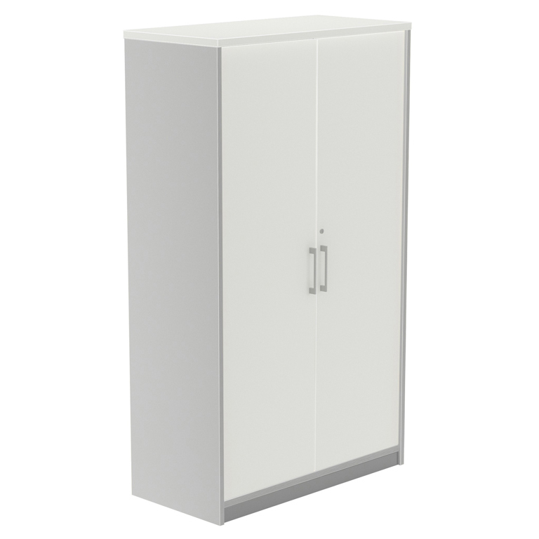 ARMARIO MEDIO CON PUERTAS ROCADA DE MELAMINA 1560X450X900 MM BLANCO/BLANCO 