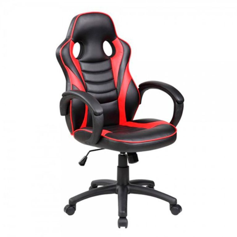 SILLA GAMING ROCADA STUDENT COLOR NEGRO / ROJO 