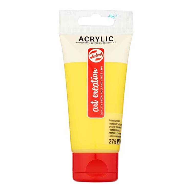 PINTURA ACRÍLICA OLEO TALENS TUBO 75ML COLOR AMARILLO PRIMARIO 275