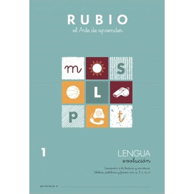 CUADERNO RUBIO LENGUA EVOLUCIÓN 1 