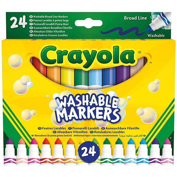 ROTULADORES CRAYOLA MAXI PUNTA 24 COLORES