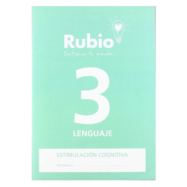 CUADERNO RUBIO ESTIMULACIÓN CREATIVA LENGUAJE 3 A4