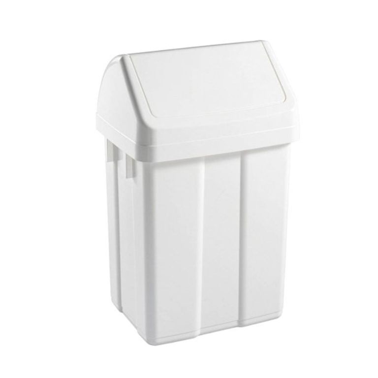 PAPELERA BASCULATE DAHI 25 LITROS BLANCO 