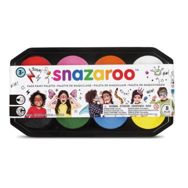 MAQUILLAJE SNAZAROO KIT PINTURA FACIAL COLORES SURTIDOS
